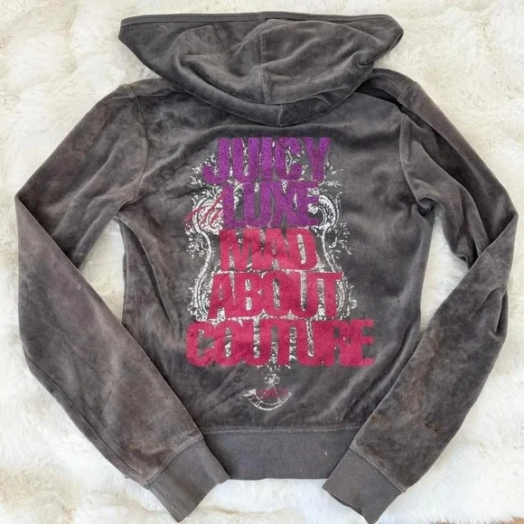 juicy couture velour hoodie - Picture 1 of 6